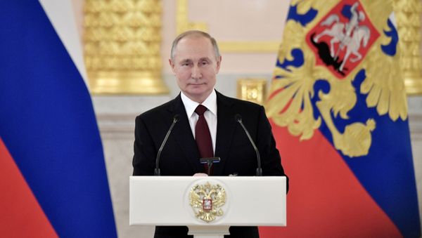 Президент РФ Владимир Путин, фото из архива - Sputnik Азербайджан
