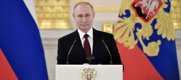 Президент РФ Владимир Путин, фото из архива - Sputnik Азербайджан