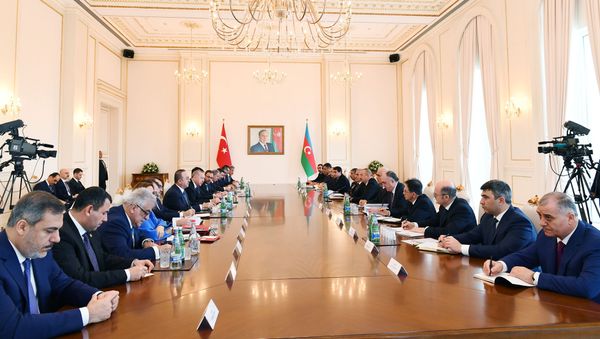 VIII заседание Совета стратегического сотрудничества высокого уровня Азербайджан-Турция - Sputnik Азербайджан