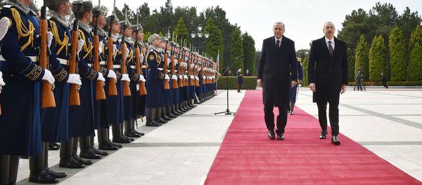  Встреча Президента Азербайджана Ильхама Алиева и Президента Турции Реджепа Тайипа Эрдогана - Sputnik Азербайджан