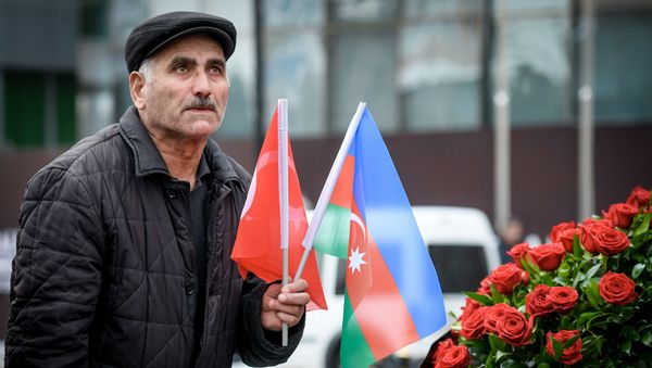 Церемония почтения памяти жертв Ходжалинской трагедии  - Sputnik Азербайджан