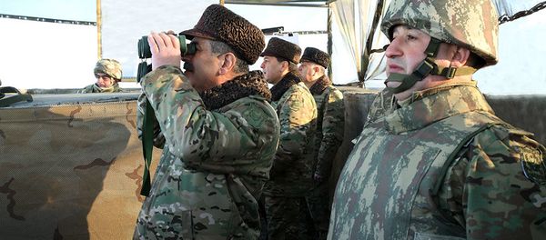 В ходе учений проведена рекогносцировка местности в реальных условиях - Sputnik Азербайджан