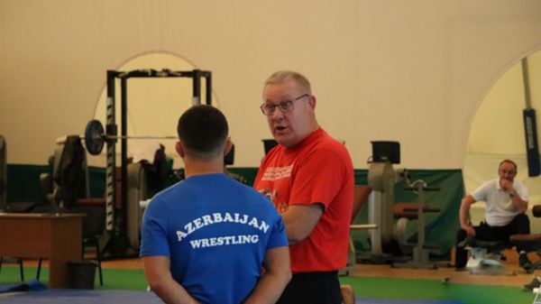 Главный тренер сборной Азербайджана по греко-римской борьбе Александр Тараканов, фото из архива - Sputnik Азербайджан