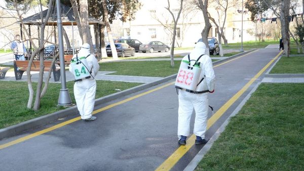 Dezinfeksiya işləri Dezinfeksiya işləri - Sputnik Азербайджан