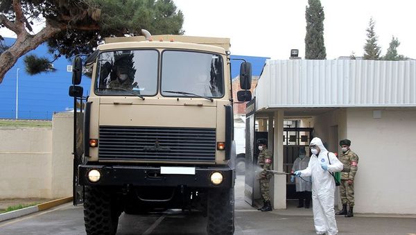 Azərbaycan Ordusunda qabaqlayıcı tədbirlər həyata keçirilir - Sputnik Азербайджан