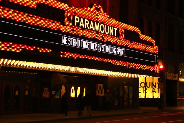 Здание Paramount Theatre в Бостоне Здание Paramount Theatre в Бостоне - Sputnik Азербайджан