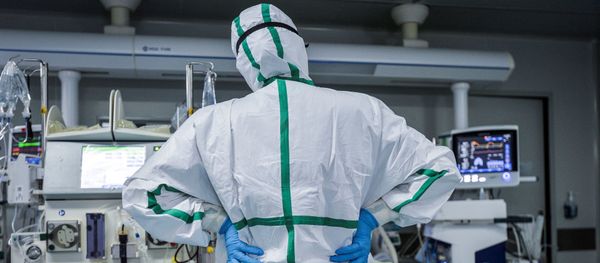 Инфекционное отделение госпиталя, фото из архива  - Sputnik Азербайджан