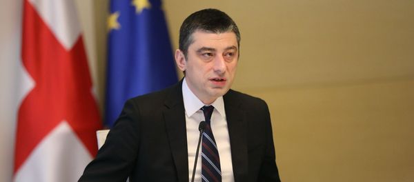 Премьер-министр Грузии Георгий Гахария - Sputnik Азербайджан