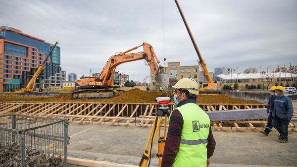 Строительство госпиталя модульного типа в Баку - Sputnik Азербайджан