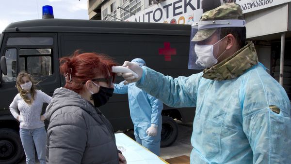 Ситуация в связи с эпидемиологической обстановкой в Грузии  - Sputnik Азербайджан