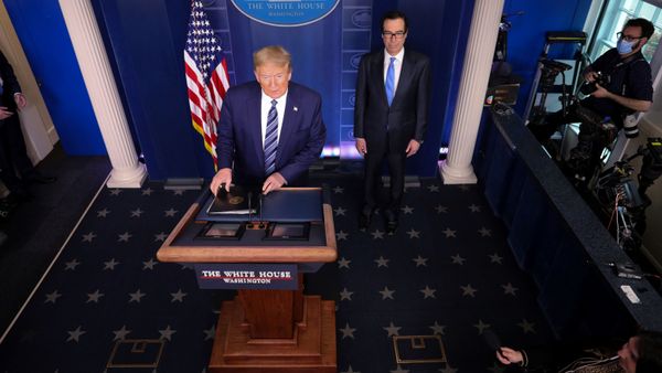 Президент США Дональд Трамп - Sputnik Азербайджан