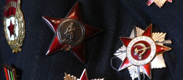 Награды ветерана Великой Отечественной войны, фото из архива Награды ветерана Великой Отечественной войны, фото из архива - Sputnik Азербайджан