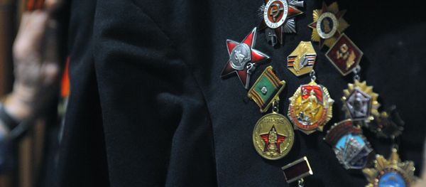 Награды ветерана Великой Отечественной войны, фото из архива - Sputnik Азербайджан
