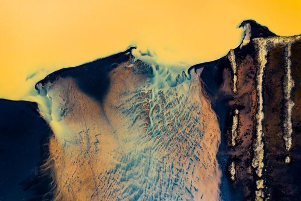 Снимок Iceland going abstract фотографа Uwe Hasubek, ставший десятым в категории Atelier Nature в конкурсе GDT Nature Photographer of the Year 2020 - Sputnik Азербайджан