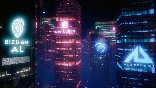 Эскиз мини-игры Rainly neon – Baku - Sputnik Азербайджан