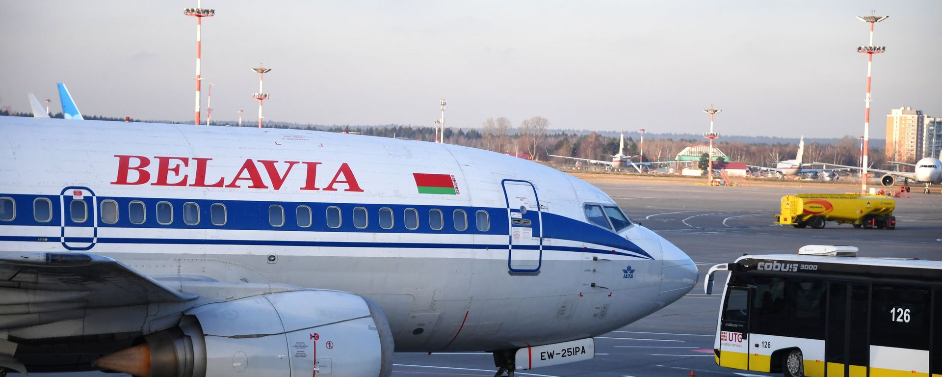 Самолет Boeing 737-500 авиакомпании Белавиа, фото из архива - Sputnik Азербайджан, 1920, 05.05.2022