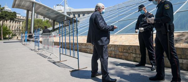 Bakı metrosunda maska rejimi - Sputnik Азербайджан
