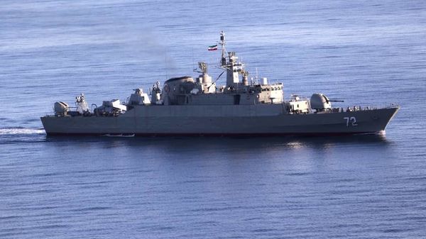 Фрегат ВМС Ирана, фото из архива - Sputnik Азербайджан
