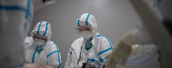 Госпиталь COVID-19 в Москве Госпиталь COVID-19 в Москве - Sputnik Азербайджан