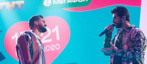 Эльман Зейналов и JONY (Джахид Гусейнли) на фестивале VK Fest - Sputnik Азербайджан