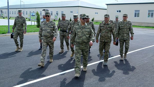 Закир Гасанов принял участие в открытии новых воинских частей - Sputnik Азербайджан