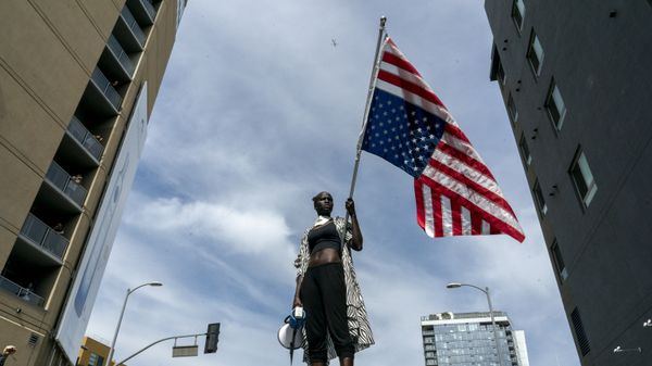 Протесты в США, фото из архива - Sputnik Азербайджан