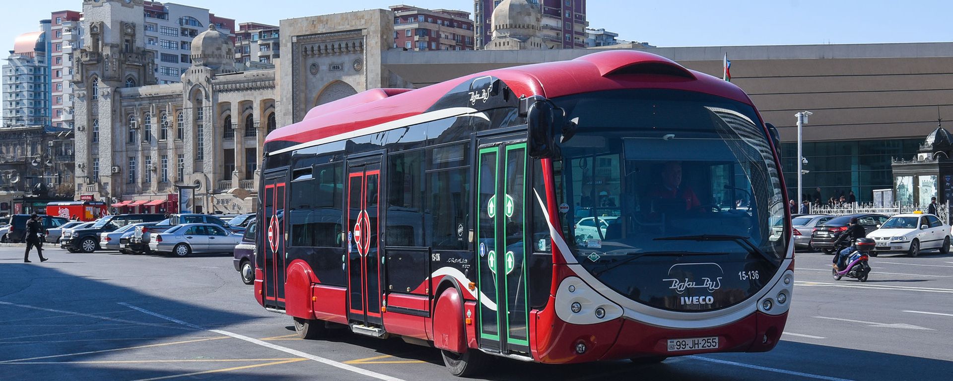 Автобус Bakubus, фото из архива  - Sputnik Азербайджан, 1920, 05.02.2021