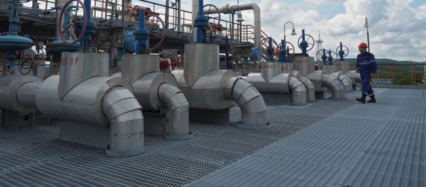 Комплекс транспортировки экспортного газа  - Sputnik Азербайджан