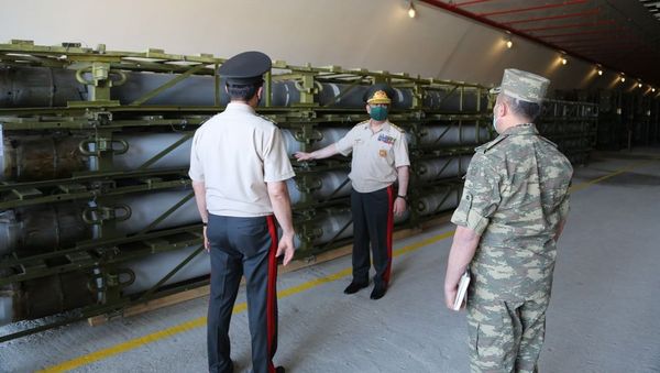 Министр обороны принял участие в открытии новой воинской части - Sputnik Азербайджан