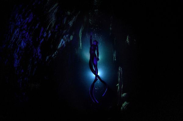 Работа турецкого фотографа Sebnem Coskun Пещера Гилиндире. На одном дыхании, вошедшая в шорт-лист конкурса имени Андрея Стенина в категории «Спорт. Одиночная фотография» - Sputnik Азербайджан