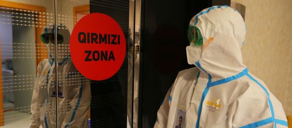 Медик в Госпитале Таможенного Комитета, фото из архива - Sputnik Азербайджан