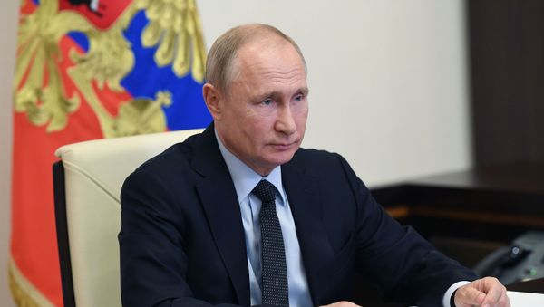 Президент РФ Владимир Путин  - Sputnik Азербайджан
