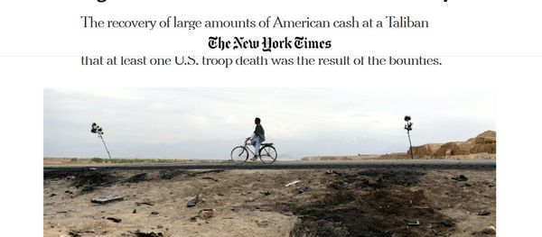 Разведка США признала недостоверной информацию NYT о сговоре России с талибами - Sputnik Азербайджан