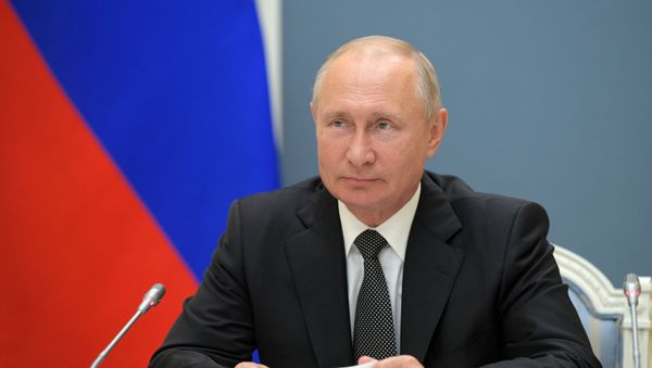Президент России Владимир Путин - Sputnik Азербайджан